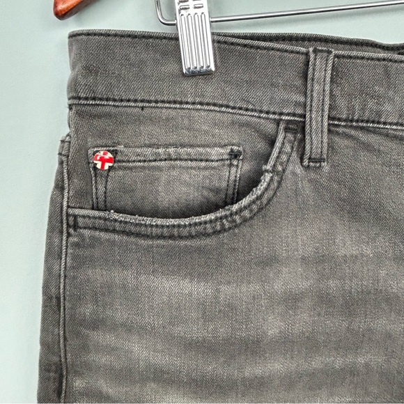 NWT Hudson Jada passage high rise denim shorts size 31 raw hem 8”inseam - Picture 5 of 13